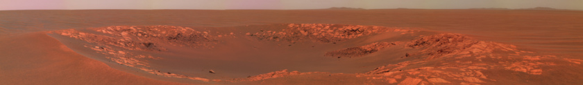 Intrepid Crater from Opportunity